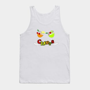 CHEERS And Cocktail Tank Top